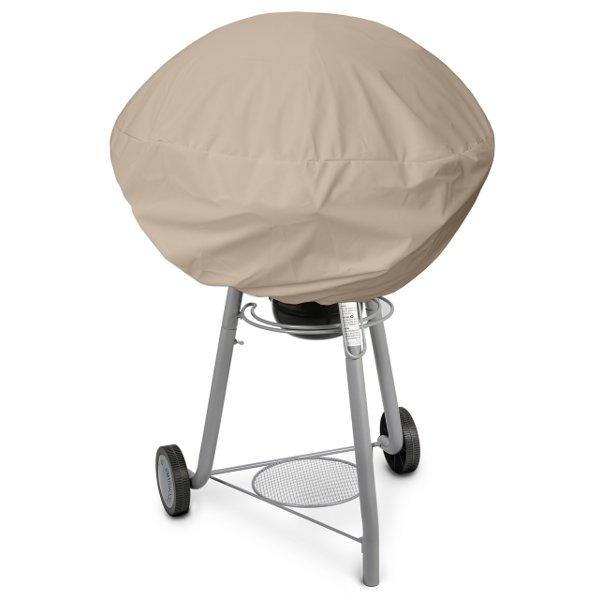 Heavy-Duty Waterproof Kettle Grill Cover - Weatherproof BBQ Grill Protector for Weber, Char-Broil & More - Perfect for Outdoor Cooking & Backyard BBQs