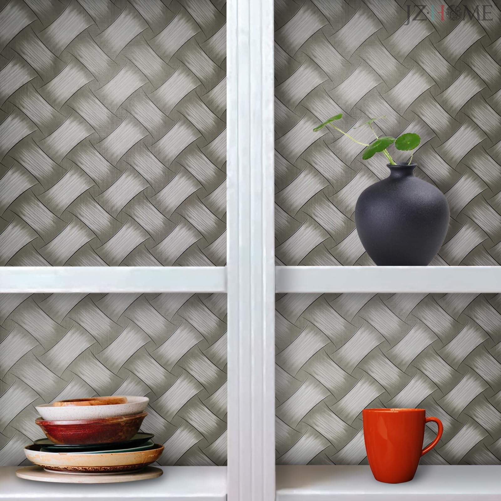 633 Weave Texture Peel and Stick Wallpaper - 17.7