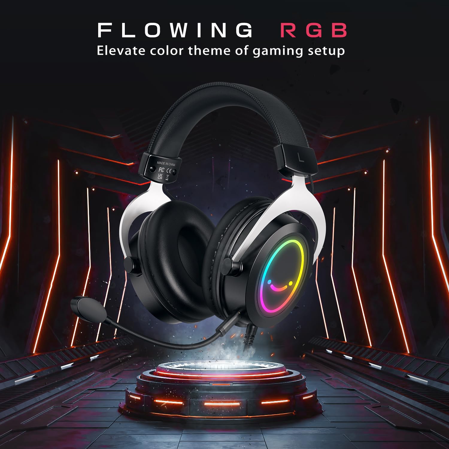 FIFINE Gaming Headset with Detachable Microphone - Over-Ear Wired Headphones with Noise Cancellation for PC, PS4, PS5, Xbox, Switch | USB/XLR Podcast Mic for Streaming, Gaming & Voice Recording (H3+K688 Bundle) - Perfect for Esports, Live Streaming & Home Studio Recordings