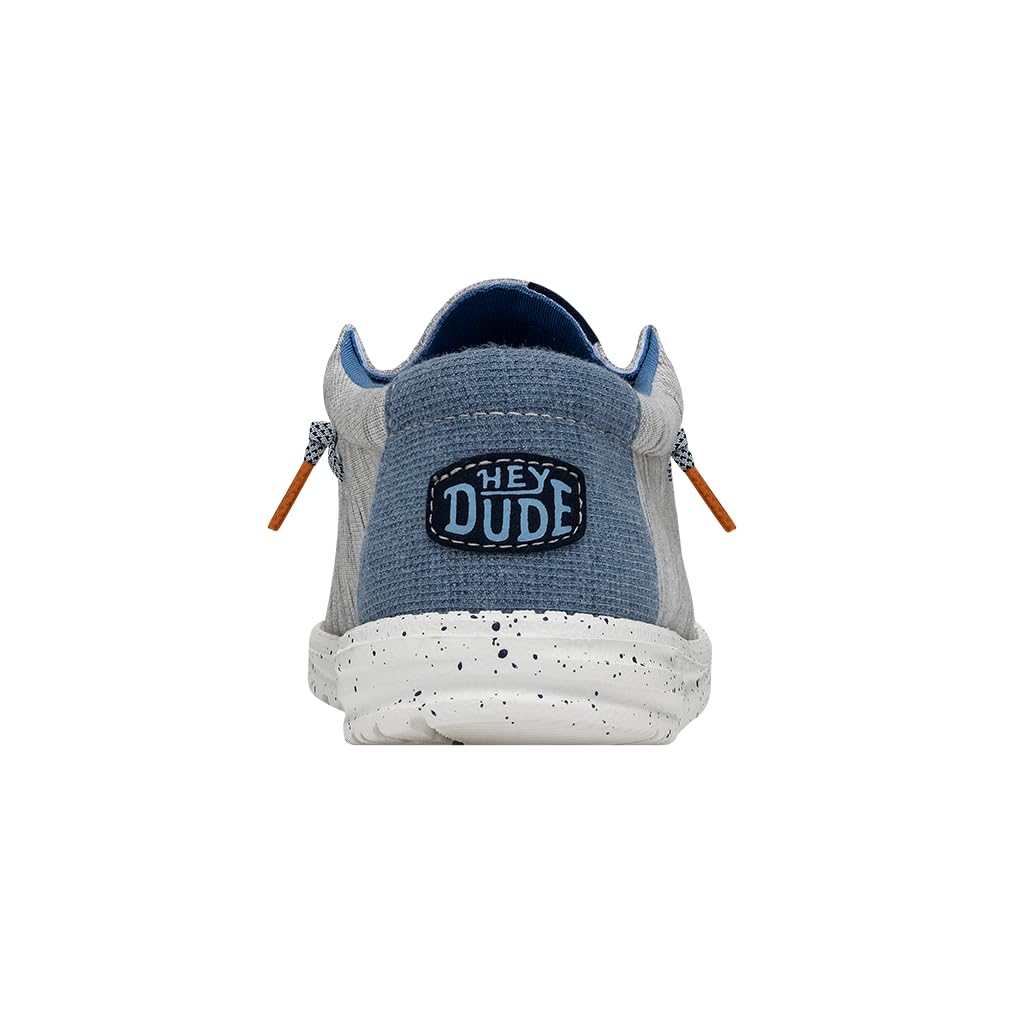 Hey Dude Men's Wally Jersey Slip-On Loafers - Ultra Lightweight & Comfortable Casual Shoes for Men - Perfect for Walking, Travel, and Everyday Wear