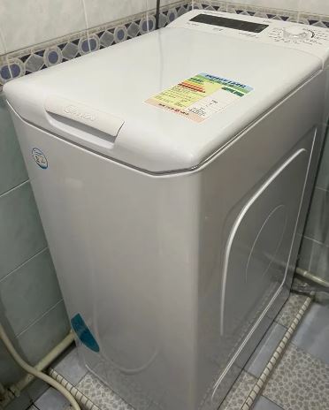 Candy CVFT G672TMH 7KG Inverter Top Load Washing Machine - Energy Efficient, Quiet Operation for Small Spaces - Perfect for Apartments, Dorms & Compact Laundry Rooms