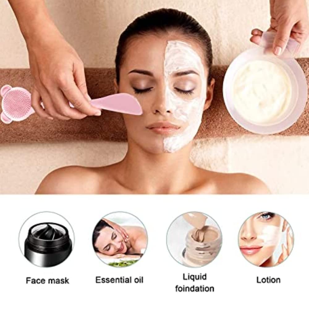Feelhigh Multipurpose Silicone Face Scrubber & Exfoliating Brush - Gentle Facial Cleansing Tool for Blackheads & Dead Skin | Face Mask Applicator (Pack of 1) | Perfect for Daily Skincare & Spa Treatments