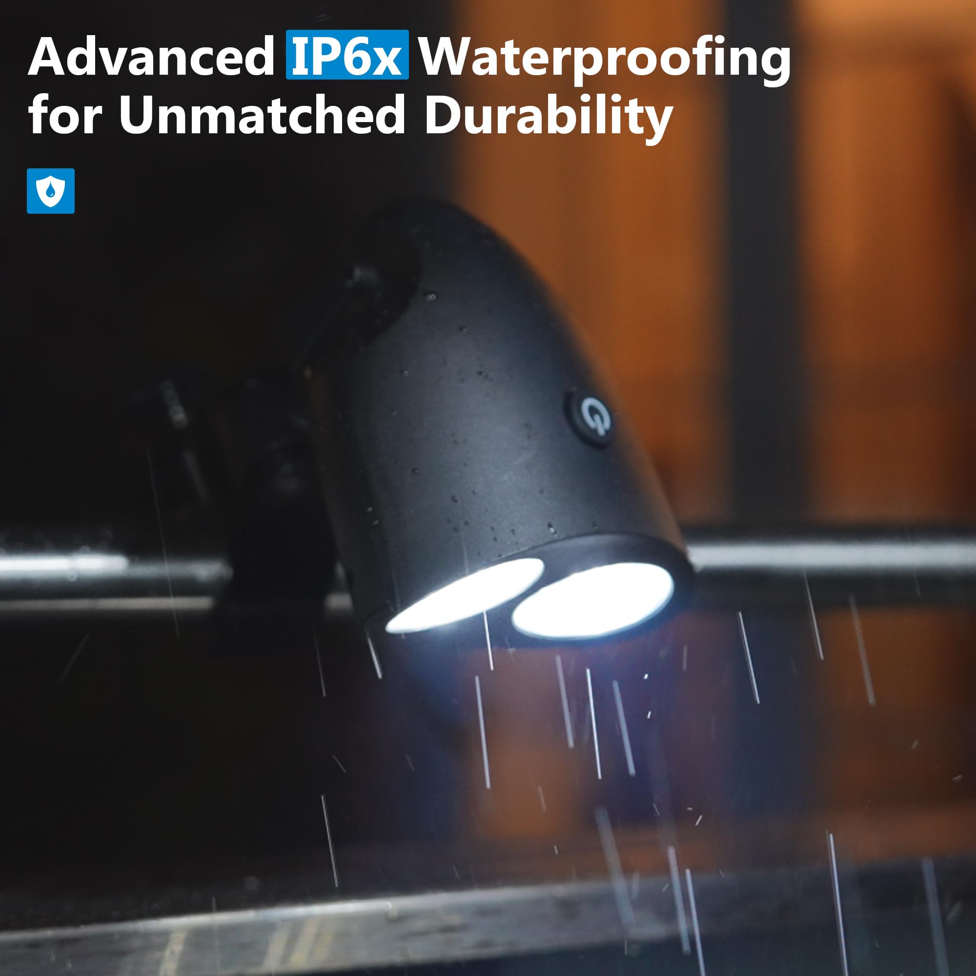 10 LED Waterproof Grill Lights with Aluminum Clip - Durable BBQ Accessories for Outdoor Cooking, Camping & Cycling - Perfect Gift for Men (Grilling, Backyard Parties, Nighttime Adventures)