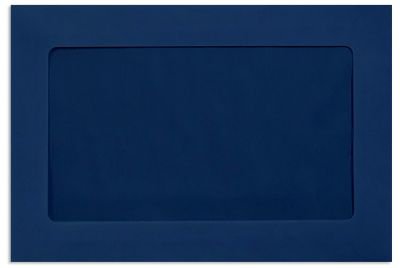 LUXPaper 6 x 9 Full Face Window Envelopes - Navy Blue, 80lb Text, Pack of 1,000 | Premium Business Envelopes for Mailing, Invoices & Documents | Perfect for Offices, Mailing Services & Corporate Use