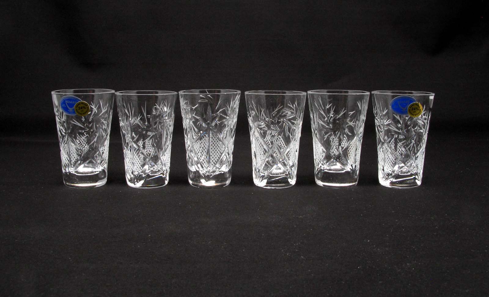 Premium Russian Cut Crystal Vodka Set - 12 Oz Carafe Decanter & 6 Crystal Shot Glasses (35ml/1.2oz) | Elegant Barware for Home Entertaining, Parties & Gift Giving