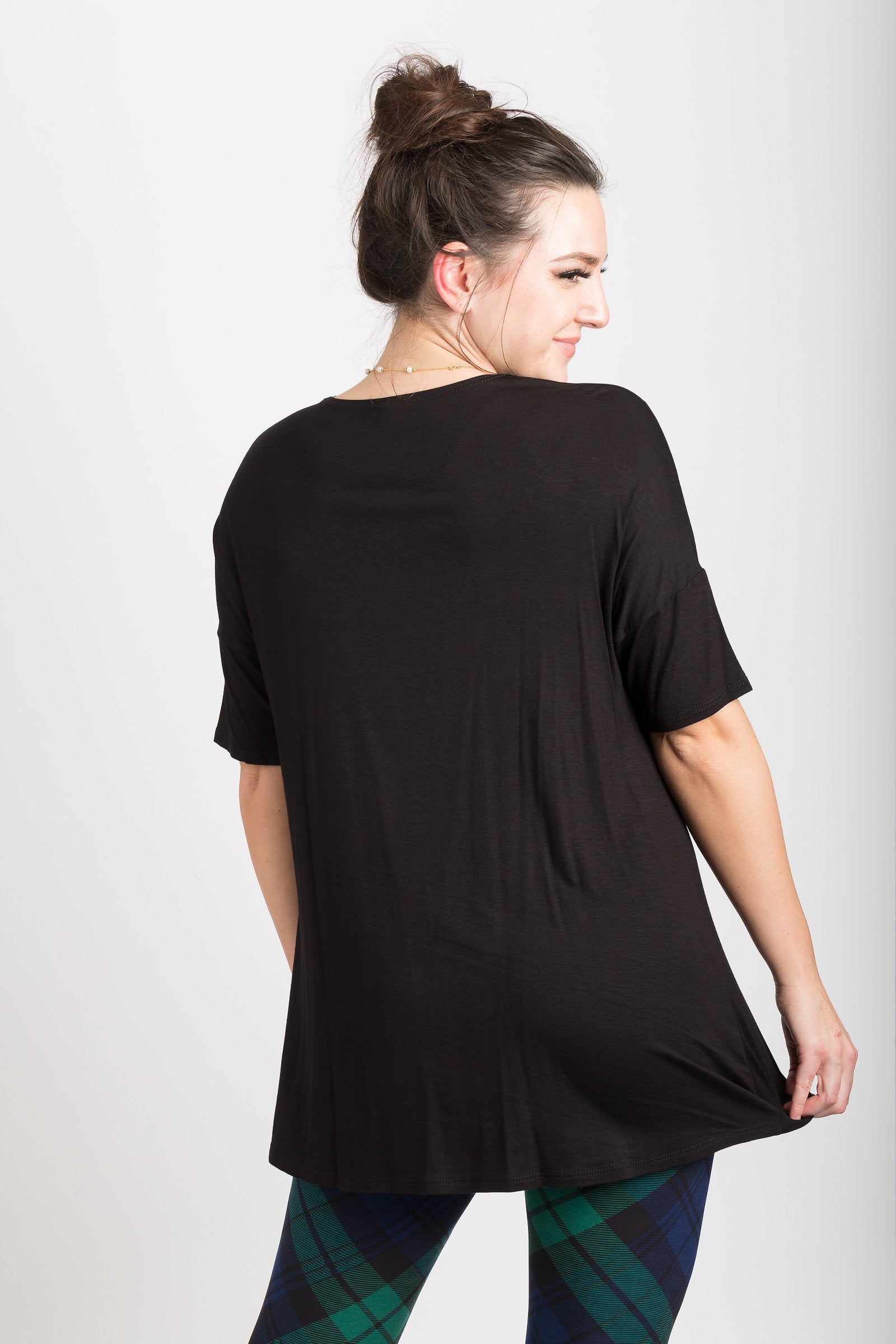 Drop Shoulder Short Sleeve T-Shirt for Women - Casual Loose Fit Cotton Tee - Perfect for Summer Outfits, Beach Wear & Everyday Comfort