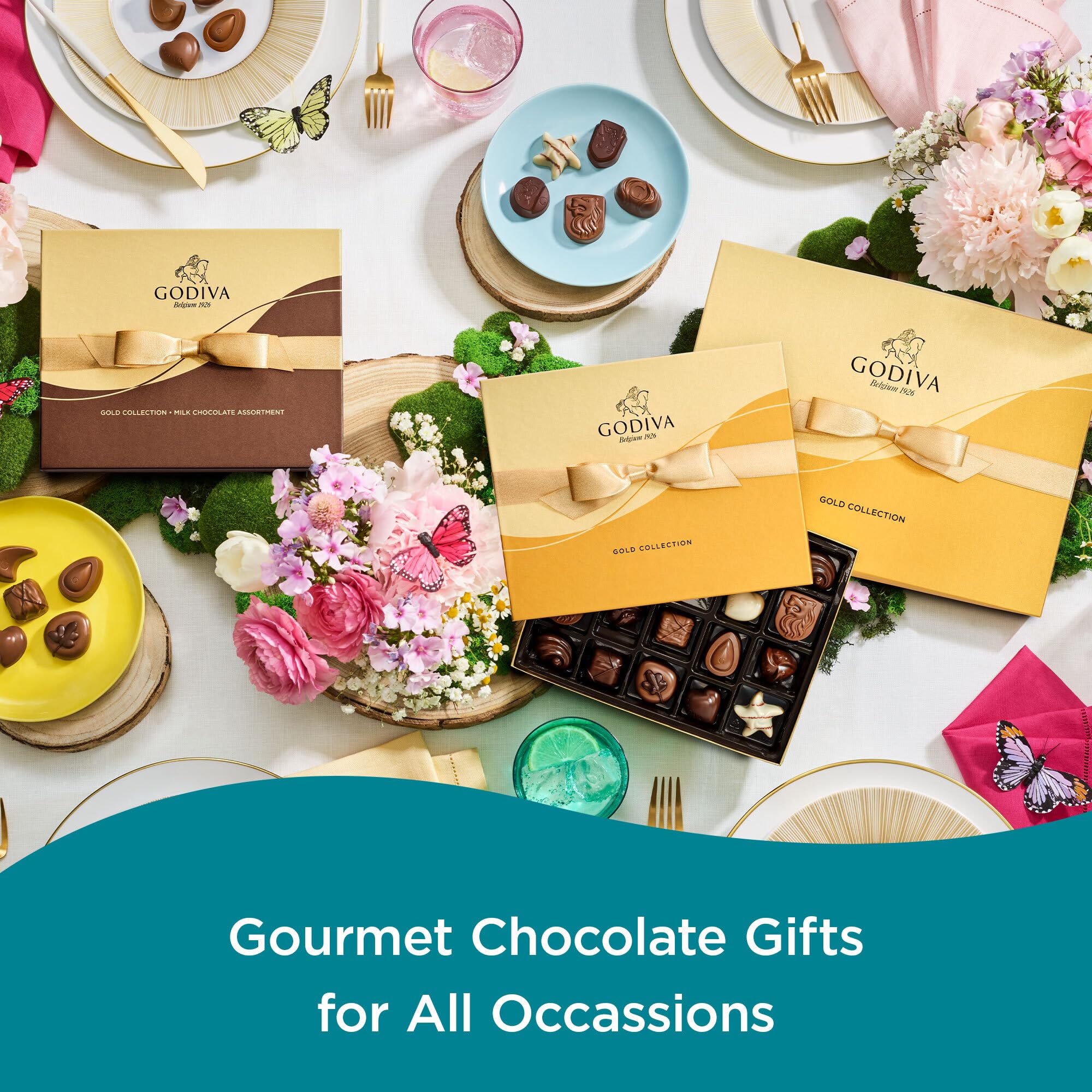 Godiva Chocolate Gift Box - 18pc Assorted Chocolates for Gifts & Holidays