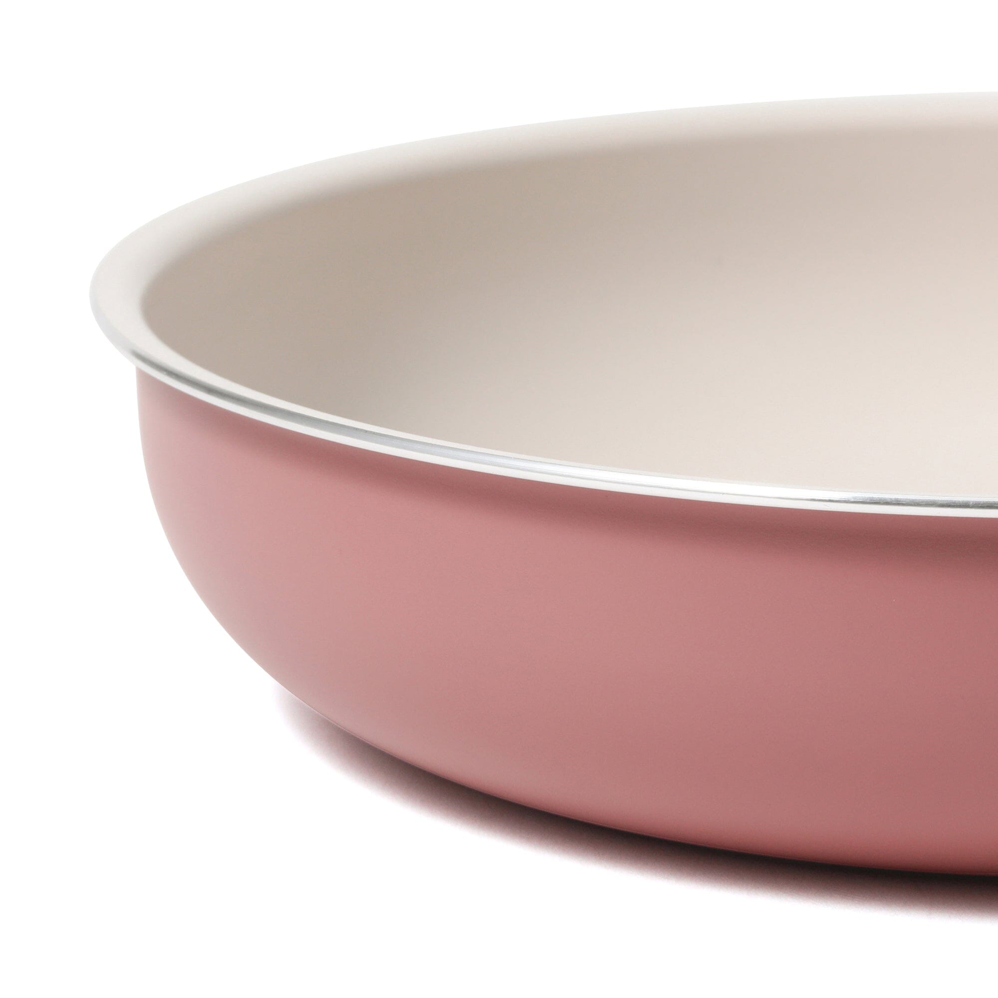 Go Table 6-Piece Nonstick Cookware Set - Pink Pots and Pans for Kitchen, Cooking, Baking & Serving | Perfect for Home, Dorm, RV & Small Spaces