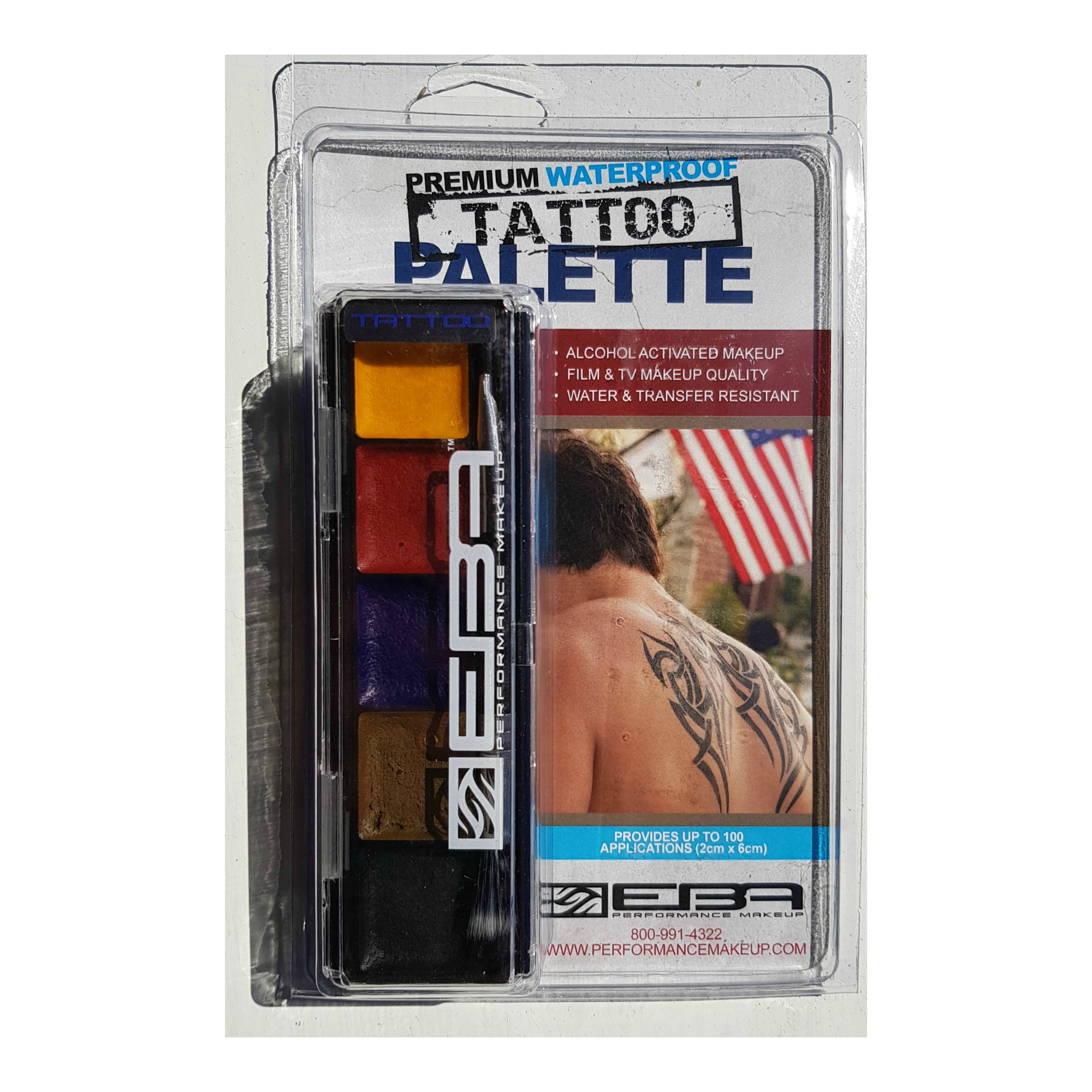 Encore Slim Palette Tattoo Kit - Complete with Activator & Accessories for Professional Body Art | Perfect for Tattoo Artists, Beginners & DIY Tattoo Enthusiasts