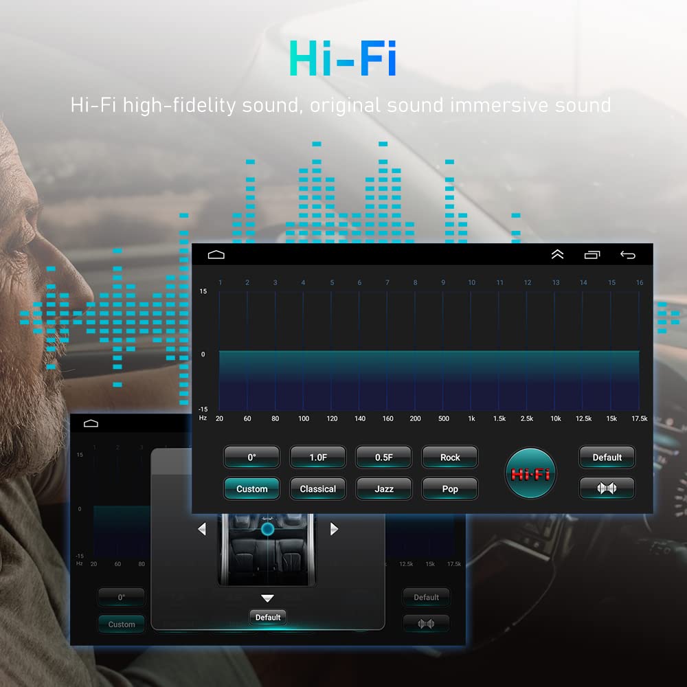 2G+64G Android 13 Car Stereo with Wireless CarPlay & Android Auto - 9