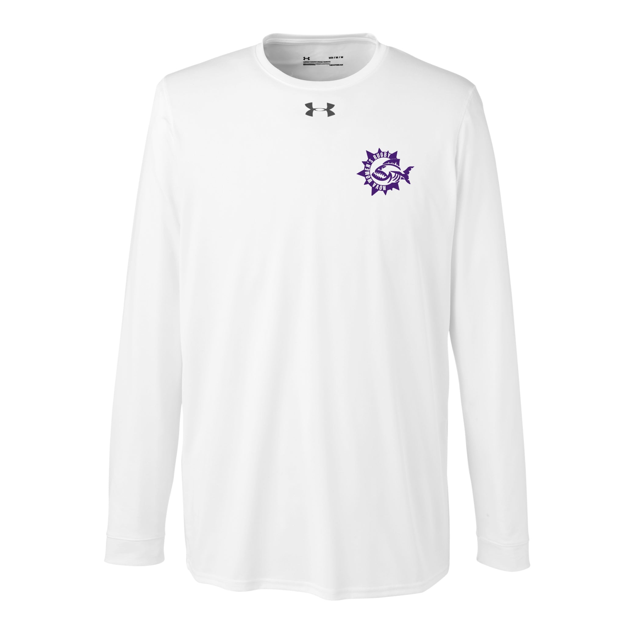 NOVA WRFC LS Locker T-Shirt - Men's Long Sleeve Rugby Shirt for Training & Match - Breathable Cotton Jersey for Rugby Players & Fans - Perfect for Club Games, Practice & Casual Wear