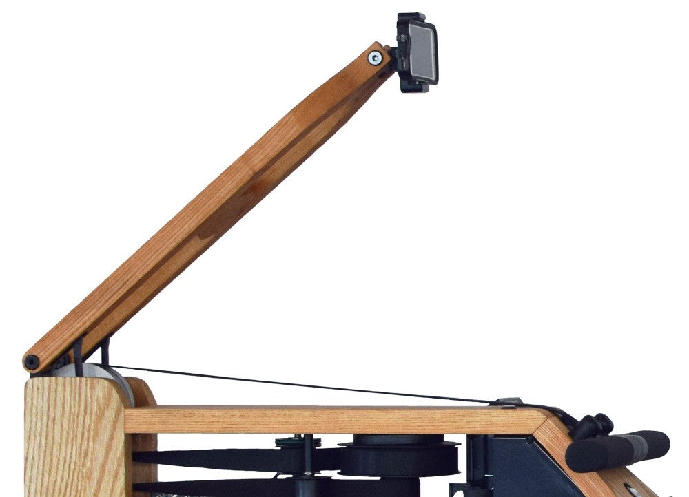 WaterRower Phone and Tablet Holder - Adjustable Fitness Rowing Machine Accessory for iPhone, iPad & Smartphones - Perfect for Home Gym Workouts & Cardio Training