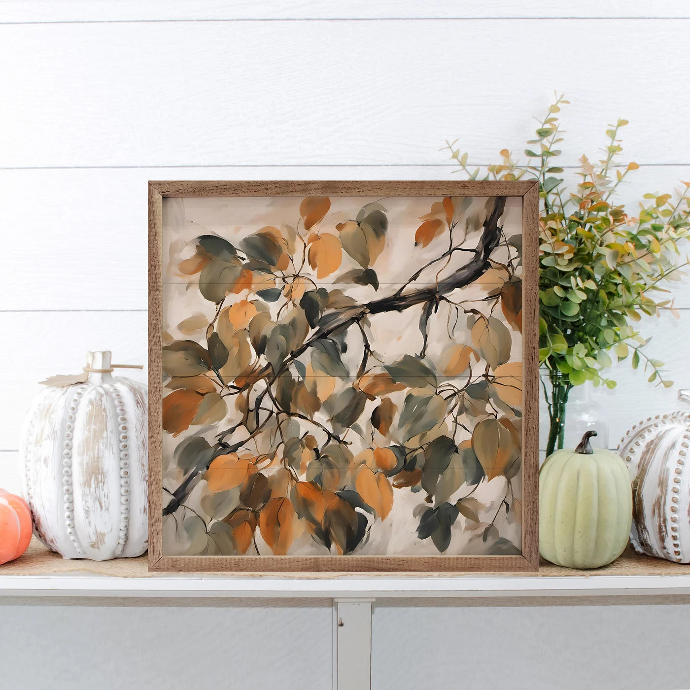 Changing Seasons Wood Framed Wall Art - Nature Inspired Home Decor for Living Room, Bedroom & Office - Perfect Seasonal Gift for Housewarming & Holidays