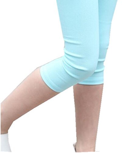 Cute Candy Color Cropped Leggings for Girls - Summer Kids' Fashion - Perfect for Playdates, School & Outdoor Activities