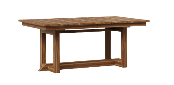 Audrey Trestle Table - Solid Wood Dining Table | Farmhouse Style Kitchen Table | Perfect for Dining Rooms, Kitchens & Home Offices