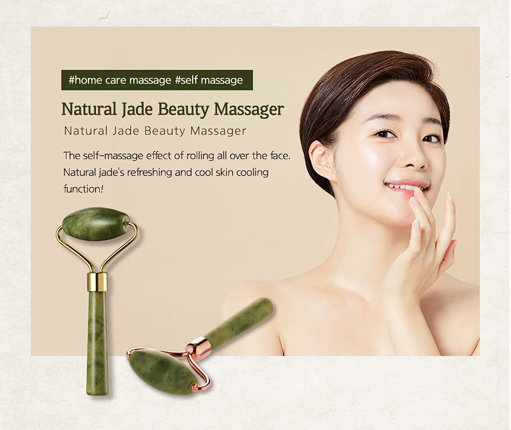 Premium Korean Skin Care - Rodin Gung Goheum Cream with Massage Roller for Anti-Aging & Hydration | Korean Beauty Facial Treatment for Glowing Skin at Home or Spa