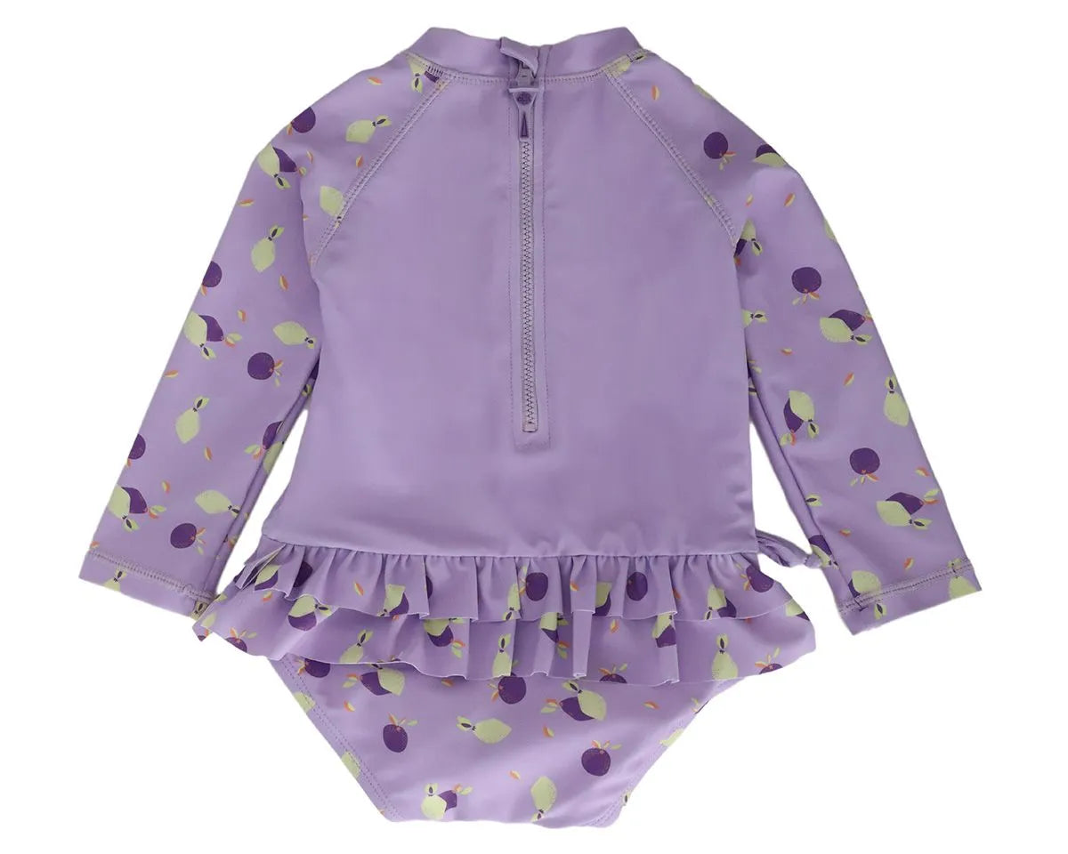 Calikids Baby Girls One Piece Swimsuit - UV Protection Swimwear for 6-24 Months | Perfect for Beach, Pool & Summer Outings