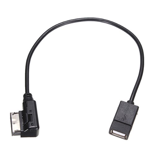 USB to AUX Audio Adapter Cable for Mercedes Benz - Female USB to 3.5mm Auxiliary Car Stereo Media Interface - Perfect for In-Car Music Streaming & Hands-Free Calling