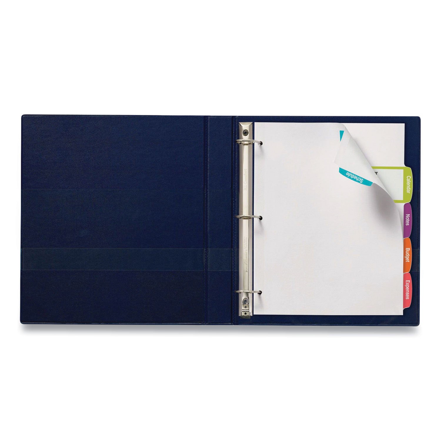 Avery Big Tab Printable Large White Label Tab Dividers - 5 Tabs, 11 x 8.5 Inches, White (4 Sets) for Office Organization, School Binders, Filing Systems & Document Management