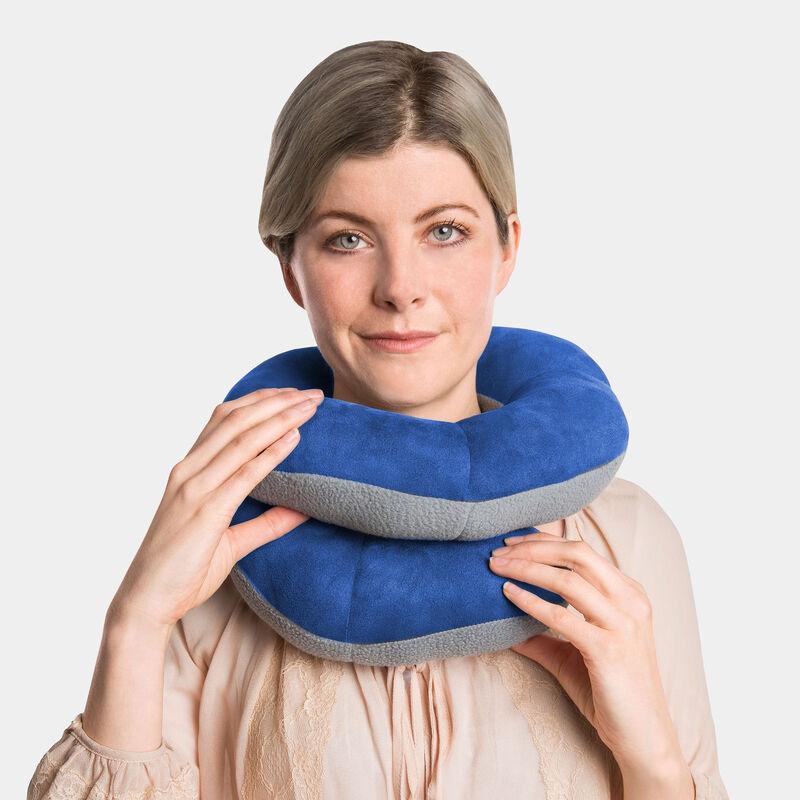 Travelon Deluxe Wrap N Rest Travel Pillow - Comfortable Neck Support for Airplane, Car & Train Rides - Perfect for Long Flights & Road Trips