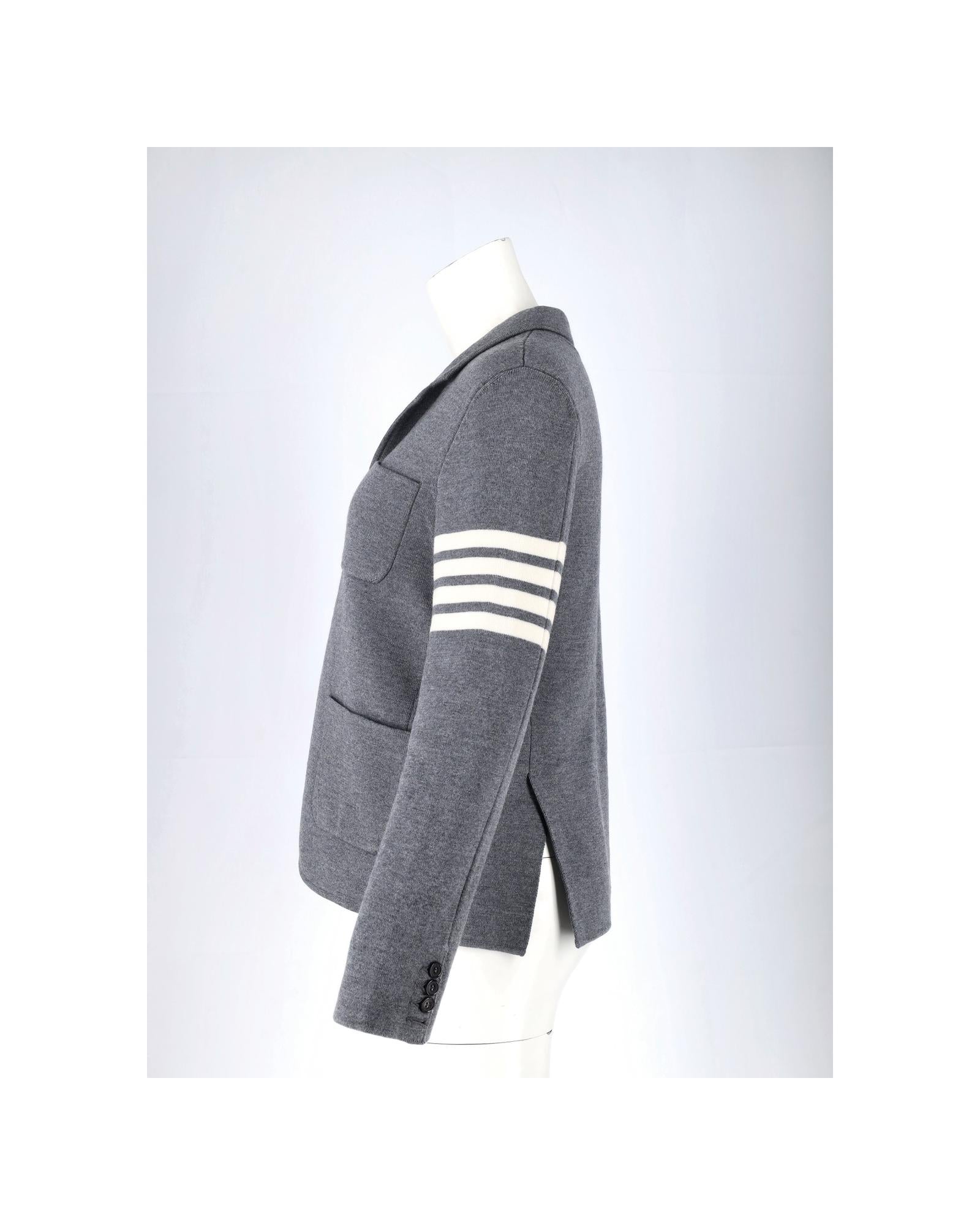 4Bar Stripe Cardigan Sweater for Women - Soft Knit Long Sleeve Open Front Wrap - Cozy Fall Winter Fashion - Perfect for Office, Date Night & Casual Outings