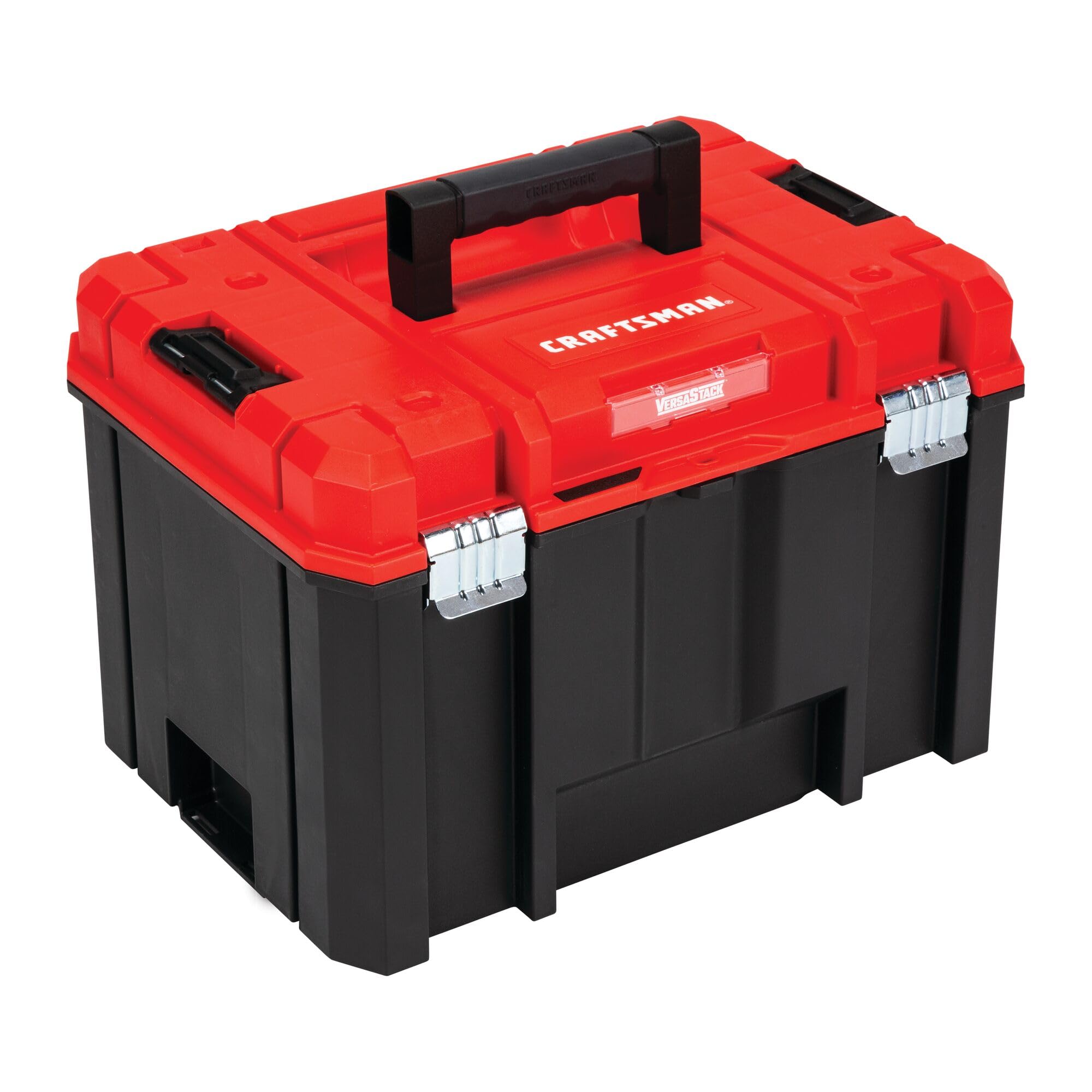 CRAFTSMAN VERSASTACK Deep Tool Box 17-Inch Lockable Storage Organizer (CMST17825) - Heavy-Duty Tool Storage for Garage, Workshop & DIY Projects