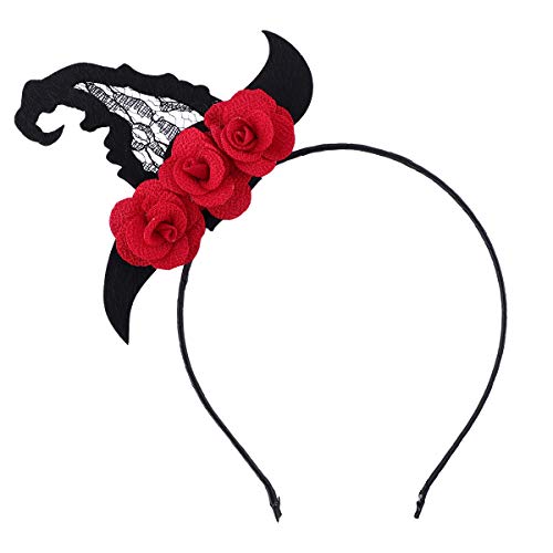 FRCOLOR Halloween Headbands for Women & Men - Adjustable Cloth Hairbands with Clasp, Spooky Costume Accessories for Halloween Parties & Cosplay