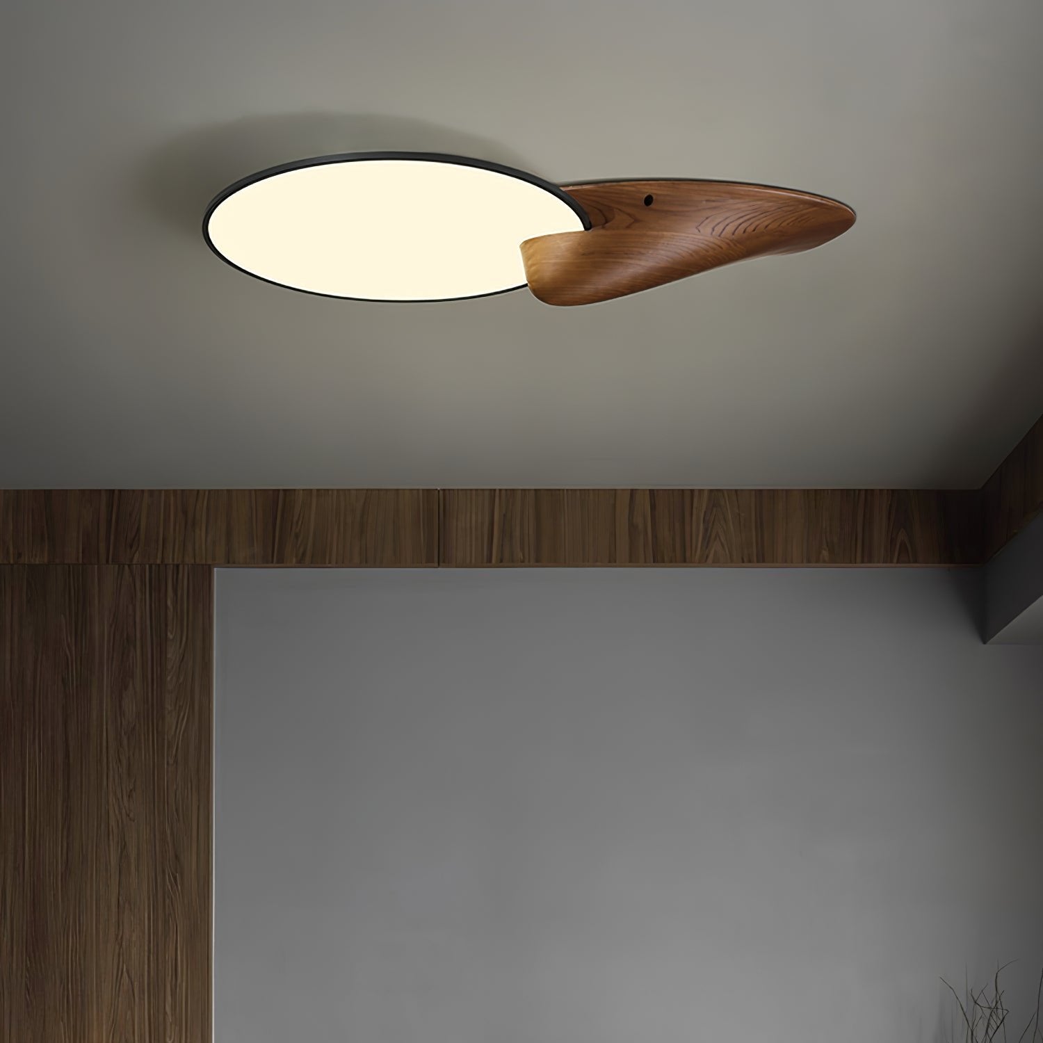 Lone Peak Ceiling Lamp - Modern LED Flush Mount Light Fixture for Bedroom, Living Room & Kitchen | Energy Efficient Indoor Lighting Solution