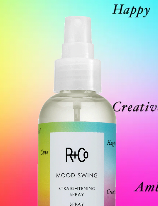 R+Co Mood Swing Straightening Spray for Frizz-Free, Smooth Hair – Perfect for Daily Styling & Heat Protection