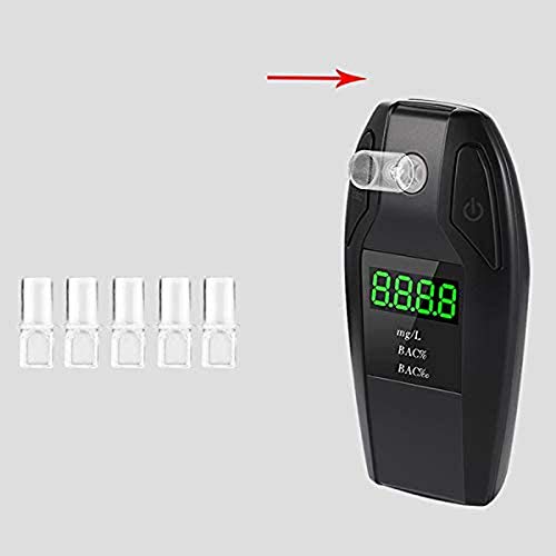 Professional Portable Breathalyzer - High Accuracy Alcohol Tester for Personal & Workplace Use | Reliable BAC Detection for Drivers, Party Safety & Law Enforcement Scenarios