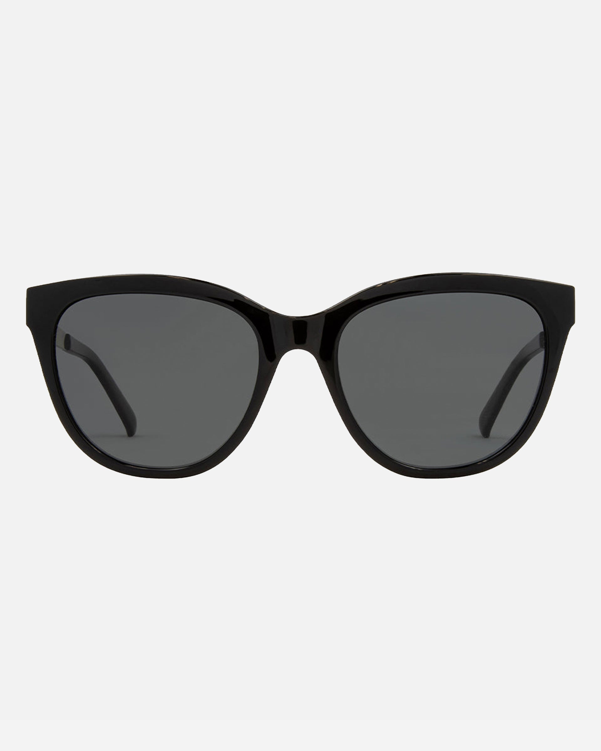 Allure Sunglasses - Gloss Black & Gold Frame with Dark Gray Polarized Lenses | UV Protection, Fashion Shades for Outdoor Activities, Beach, Driving & Travel