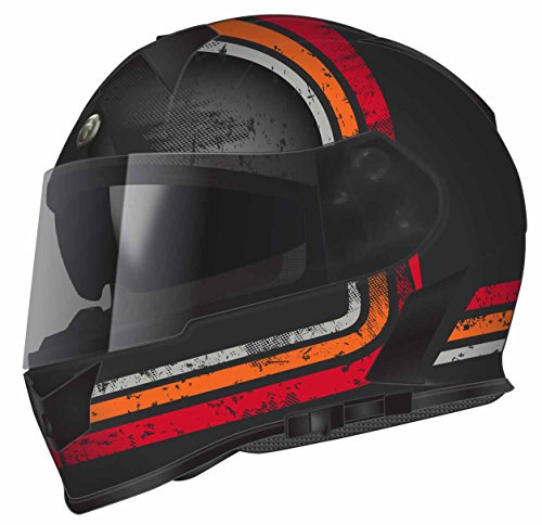 Flat Black Streamline Orange