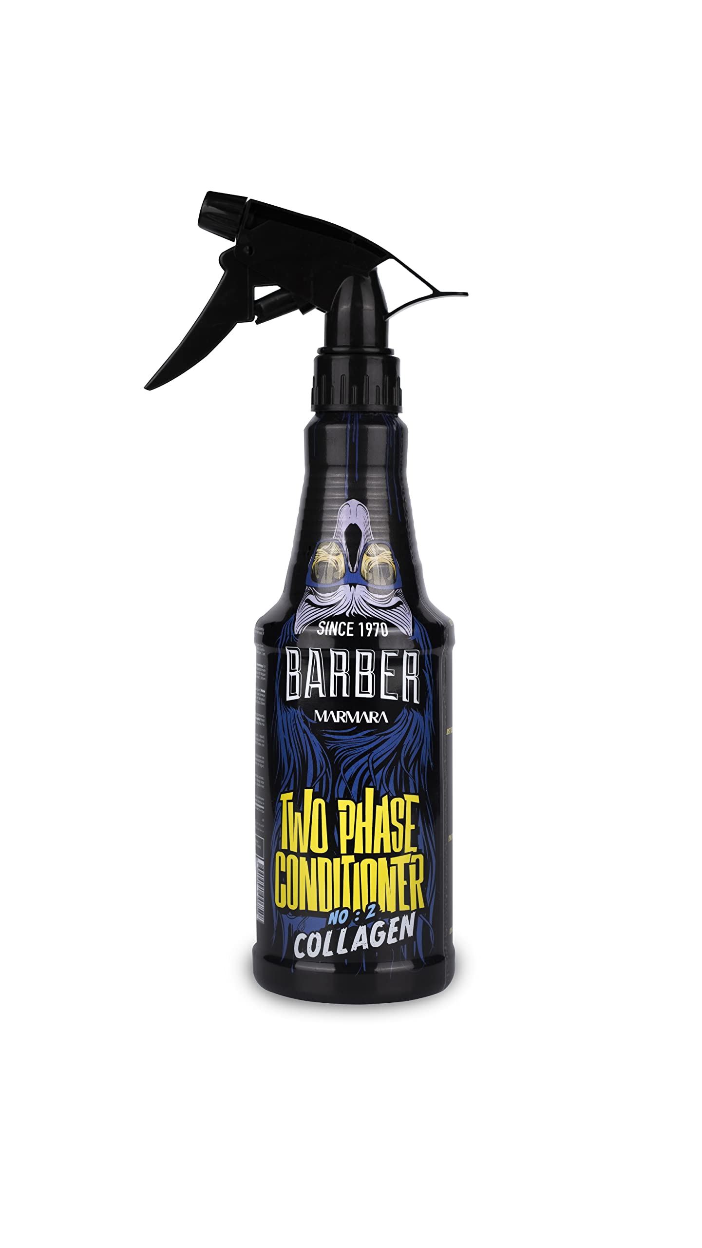 Barber Marmara Leave-in Conditioner No.2 with Collagen - 500ml Men's Hair Treatment for Damaged Hair | Detangling Spray, Heat Protection & Nourishing Formula | Adds Shine, Smoothness & Repairs Split Ends | Perfect for Daily Styling, Post-Shower Care & Salon-Quality Results at Home