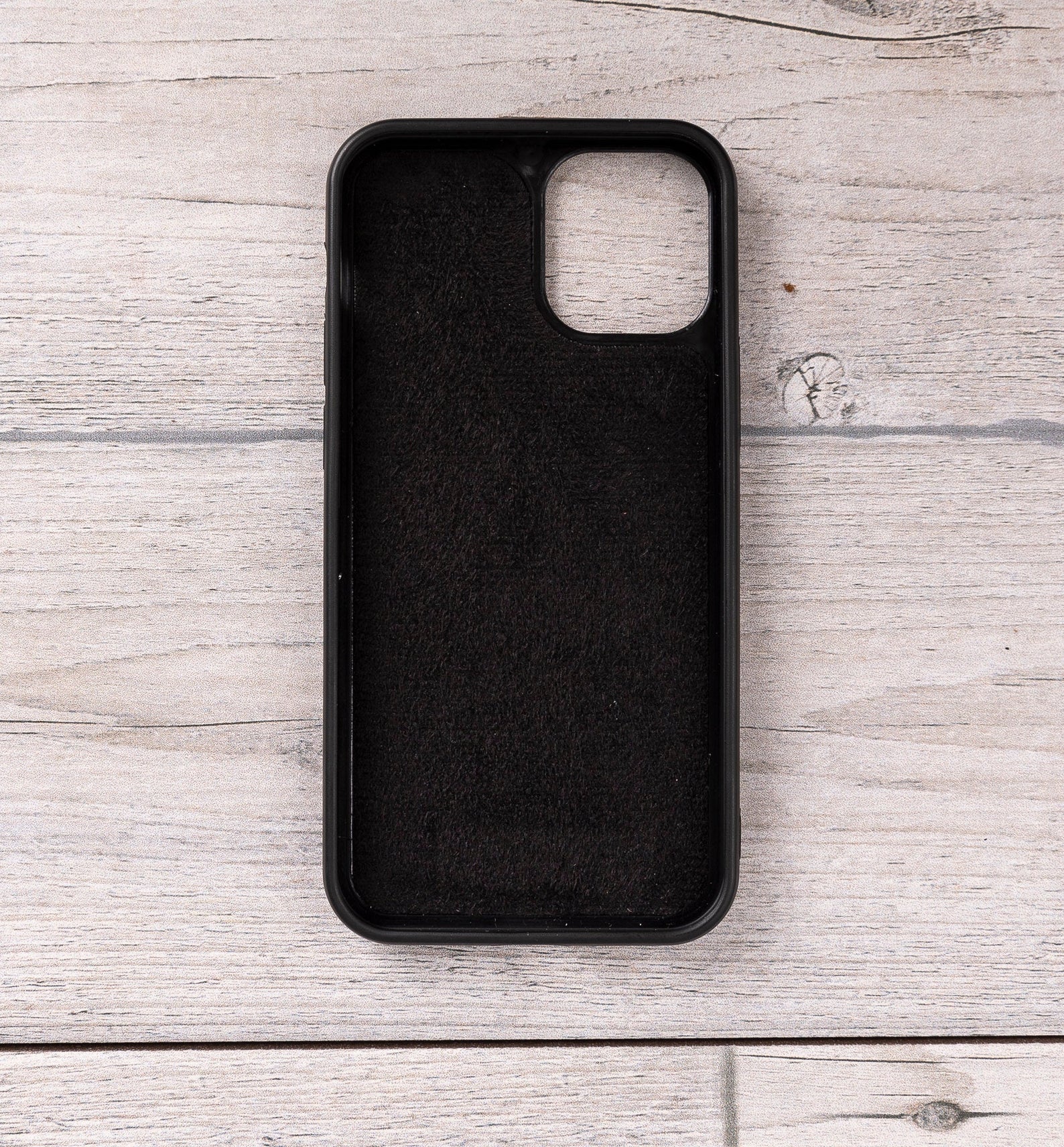 Premium Black Leather Magnetic Wallet Case for iPhone 12 Mini (5.4 inch) - Slim Protective Phone Cover with Card Holder for Daily Use & Travel