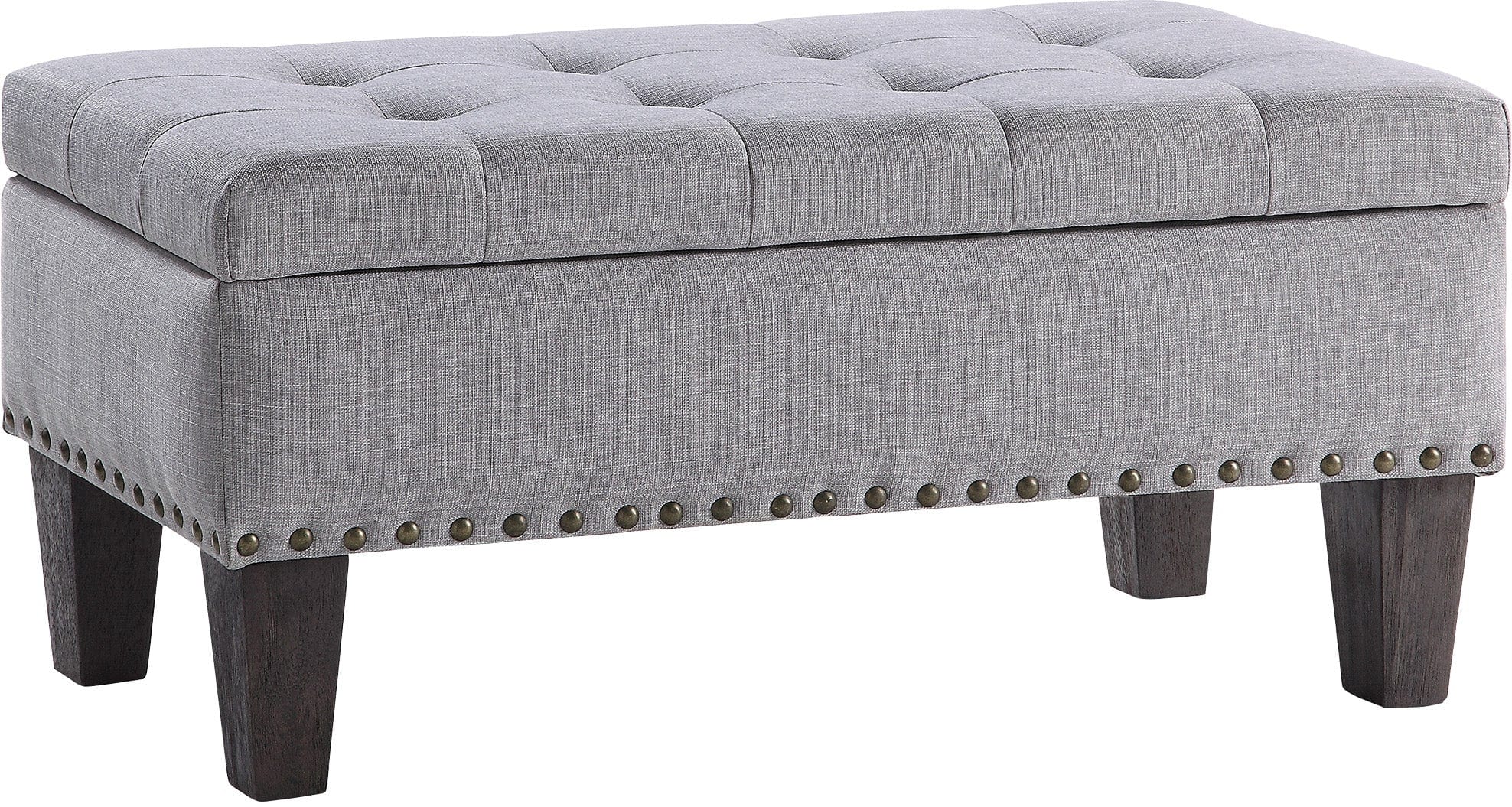 Office Star Clement Storage Bench with Seat [SB568] - Perfect for Entryway, Living Room & Bedroom Organization