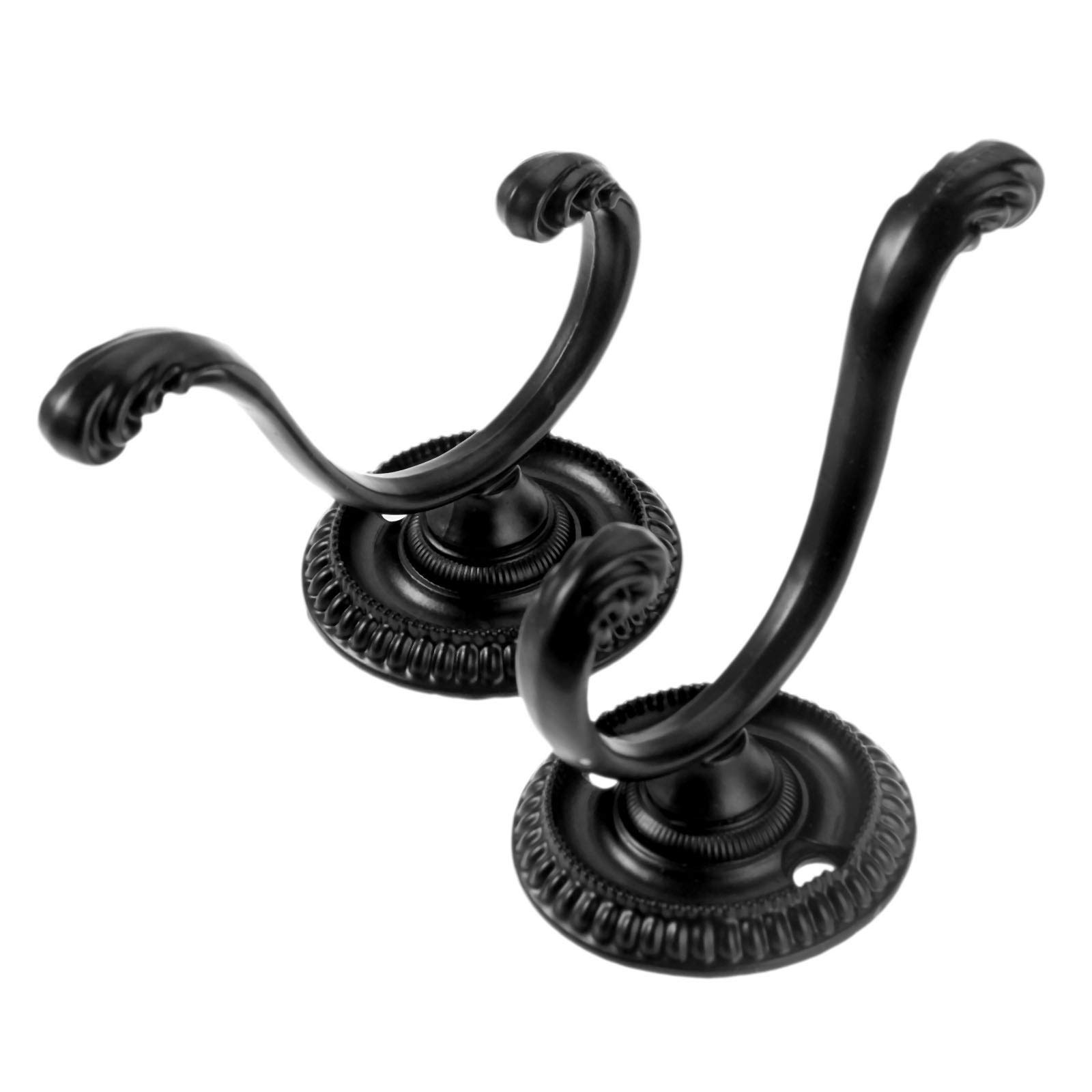 Zinc Alloy Wall Hooks for Bathroom & Home - Coat Hanger Door Hooks (76x63mm)