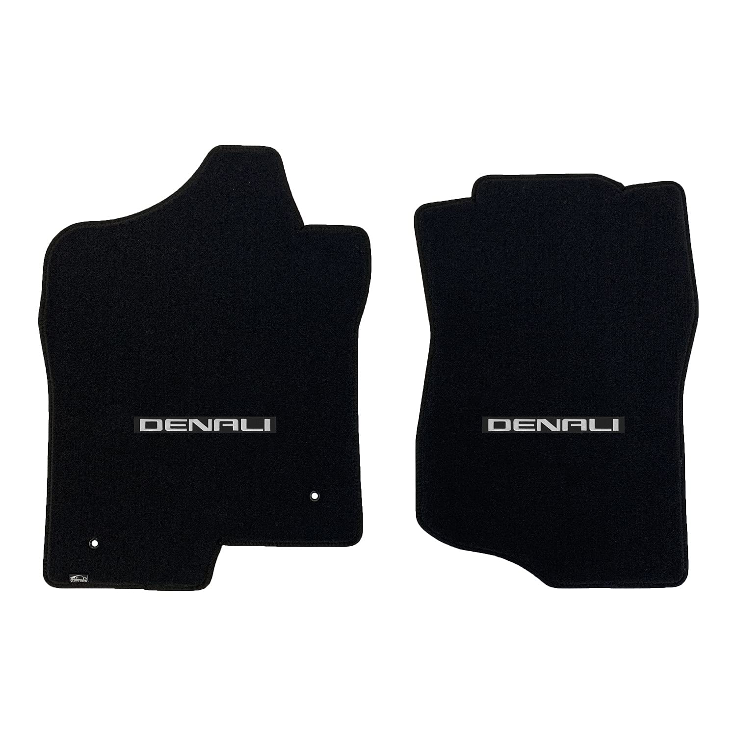 Premium Custom-Fit Carpeted Floor Mats for GMC Yukon 2007-2014 - Denali Logo (Charcoal, 2-Piece Front Set) | Luxury Car Floor Liners | Perfect for Daily Commutes, Road Trips & Vehicle Protection