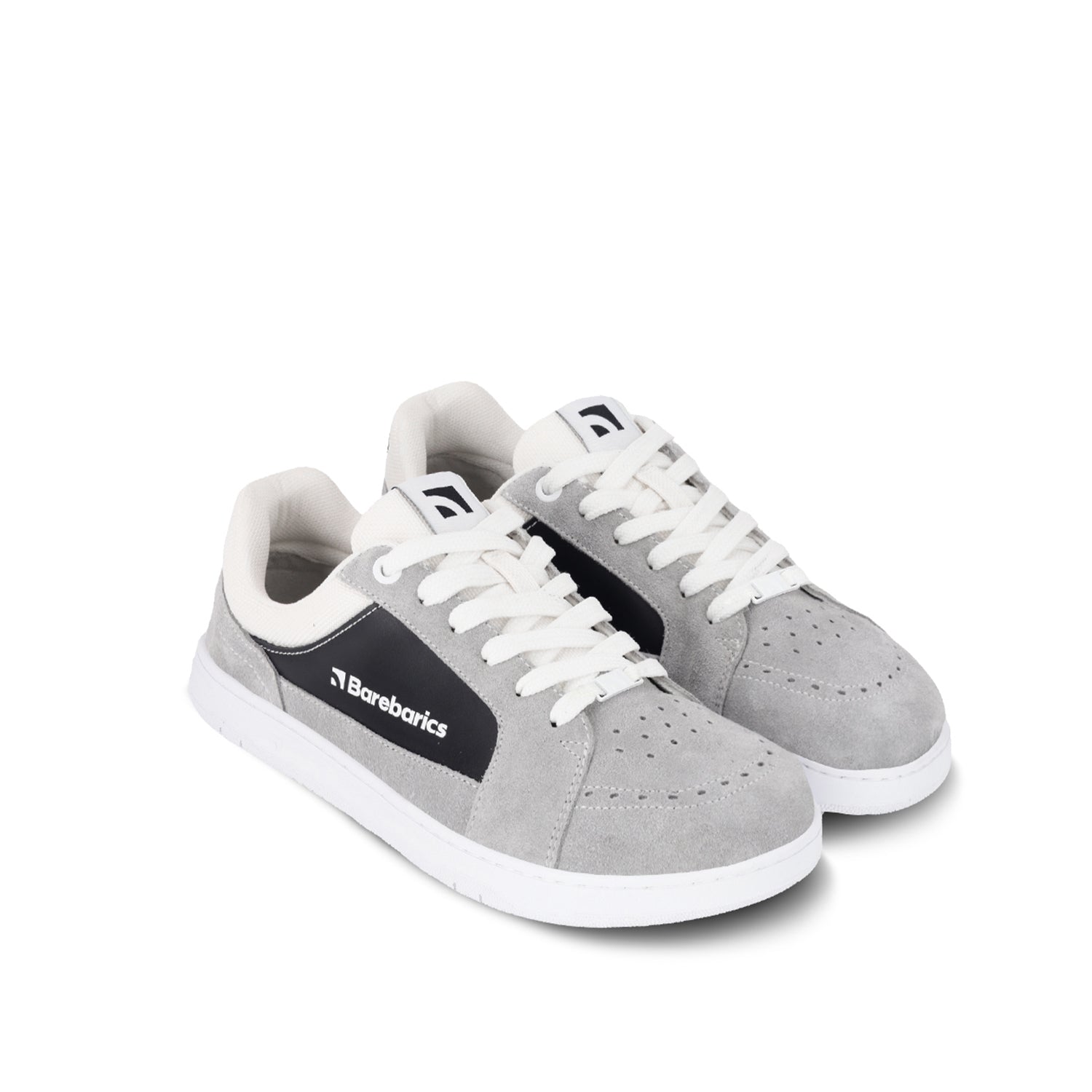Barefoot Shoes Barebarics Legend - Light Grey Unisex Minimalist Running & Walking Shoes for Men & Women - Perfect for Gym, Trail & Everyday Wear