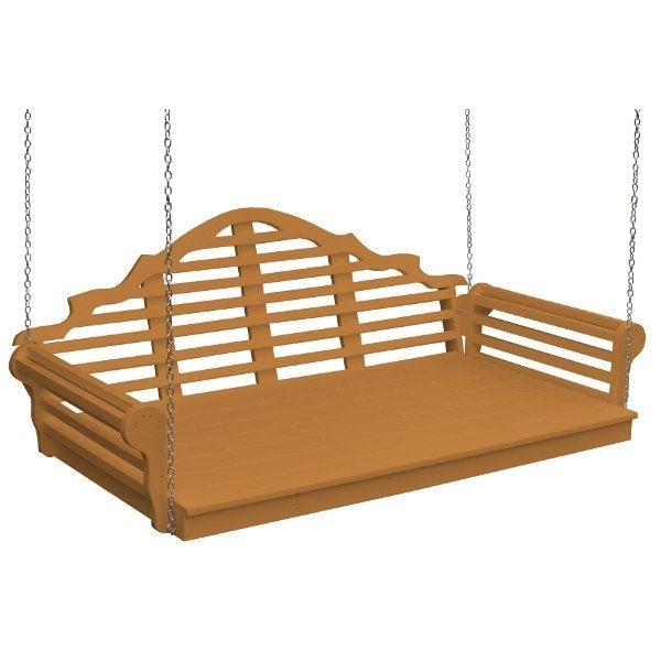 Poly Marlboro Swingbed - Durable Outdoor Patio Swing Bed for Relaxation, Lounging & Backyard Decor | Perfect for Garden, Porch, Poolside & Sunroom