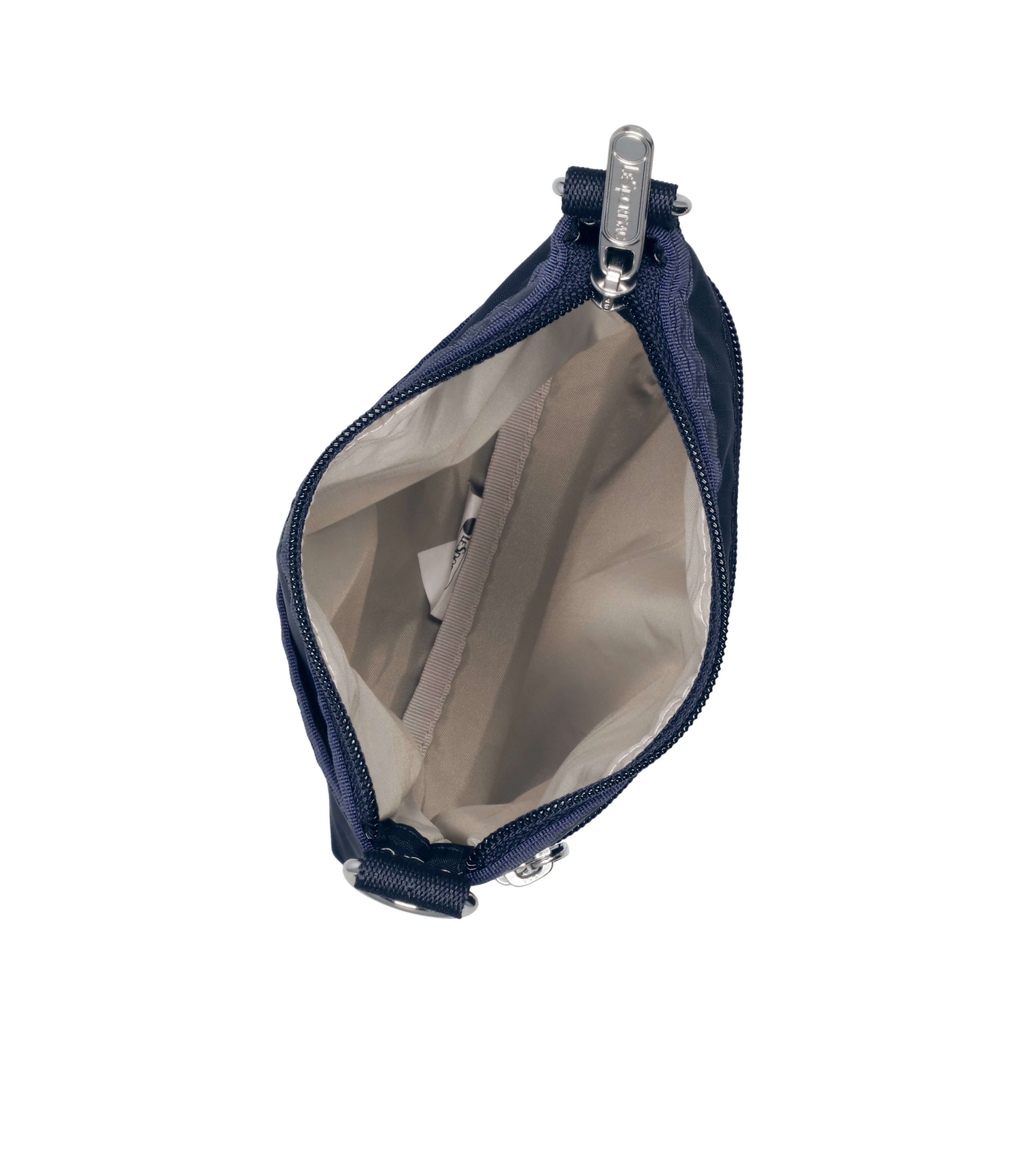 Waterproof Crossbody Bag with 3 Zippers - Deep Sea Navy Blue Hands-Free Shoulder Bag 4007 R111 for Travel, Hiking & Everyday Use