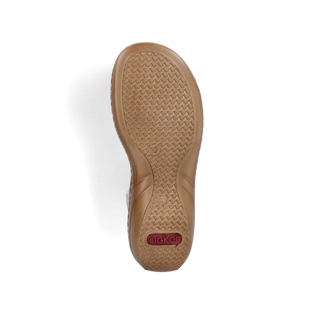 Rieker 608B4 Moon Women's Comfortable Slip-On Loafers - Perfect for Office, Casual Wear & Travel