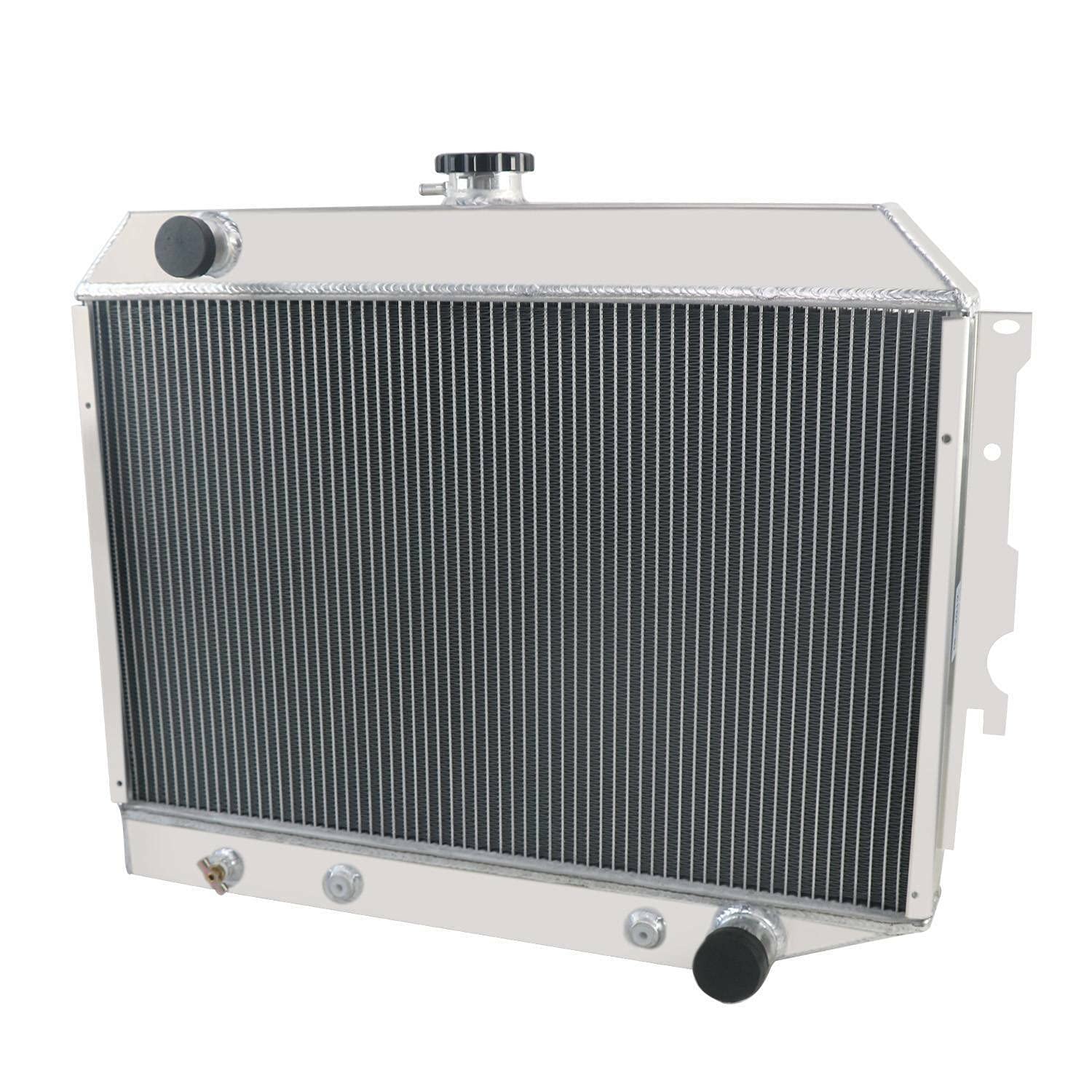 3 Row Aluminum Radiator Shroud Fan for 1968-1974 Dodge Mopar Charger Small Block 26