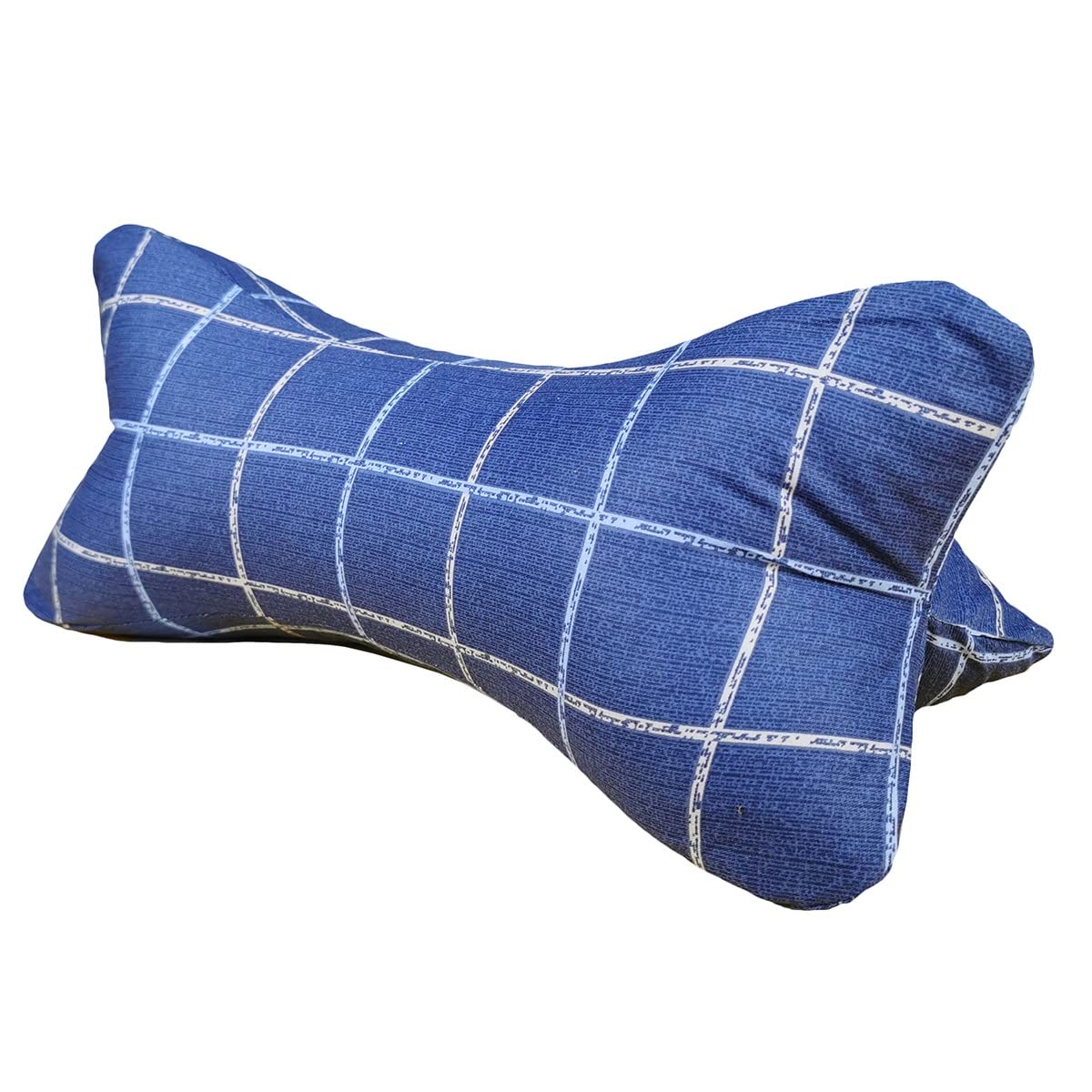 Dog Bone Pillow for Neck Support - Ergonomic Travel Pillow with Removable Core, Cervical Pain Relief - Perfect for Airplane, Car & Home Use