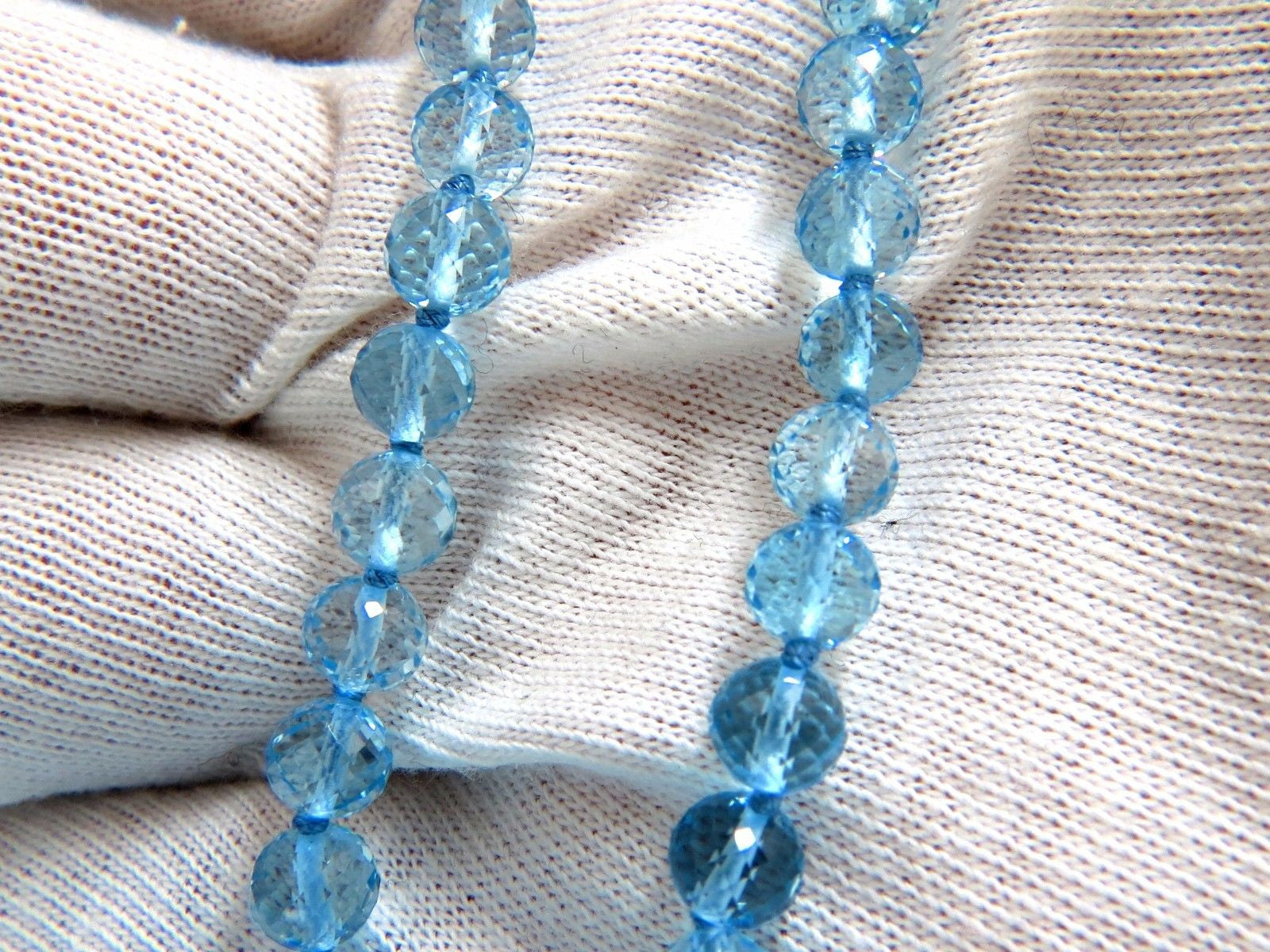 14K Gold Blue Topaz & Sapphire Diamond Necklace - 260CT Natural Gemstone Jewelry for Women, Elegant Gift for Anniversary, Wedding & Special Occasions