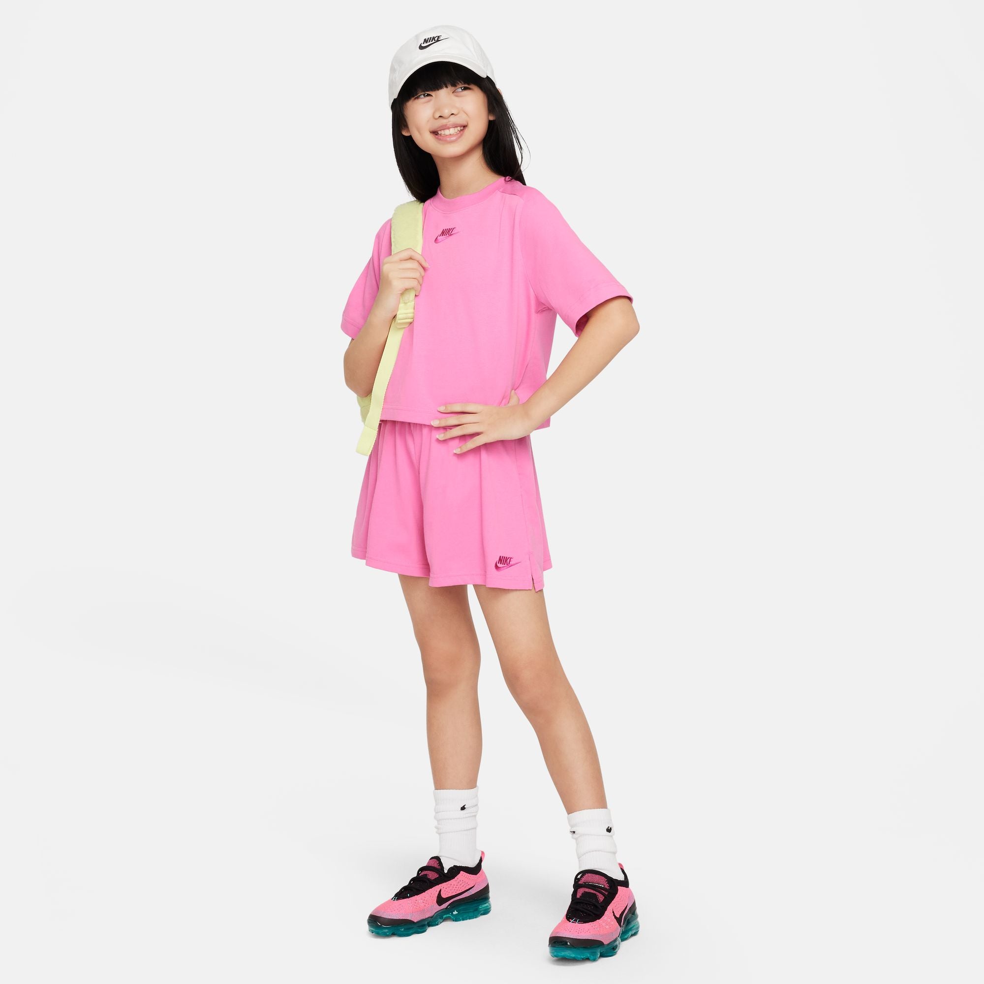 Nike Girls' Athletic Shorts - Breathable Youth Sportswear for Running, Soccer & Gym Workouts