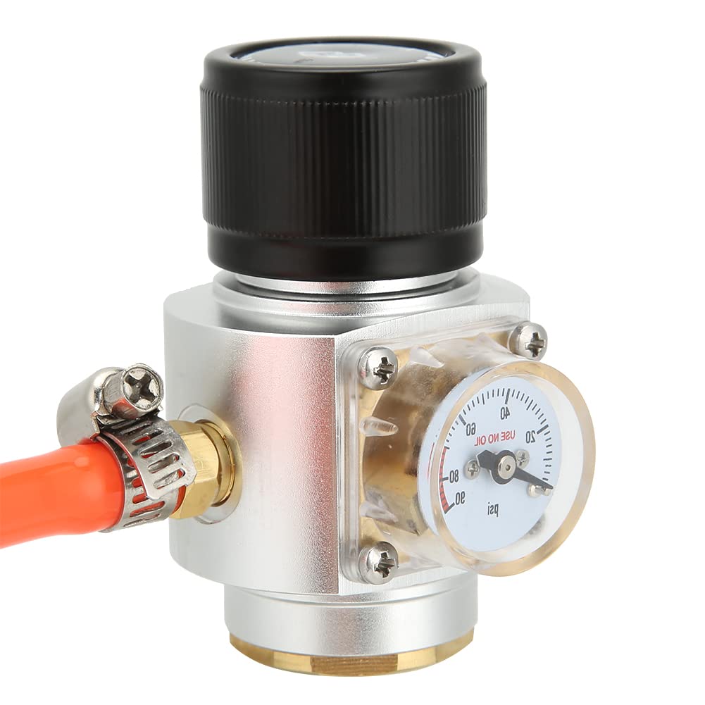 CO2 Keg Charger for Homebrew & Soda Makers - Durable Stainless Steel Regulator with Lightweight Design - Perfect for Draft Beer Dispensing, Carbonating Beverages & Kegging Systems