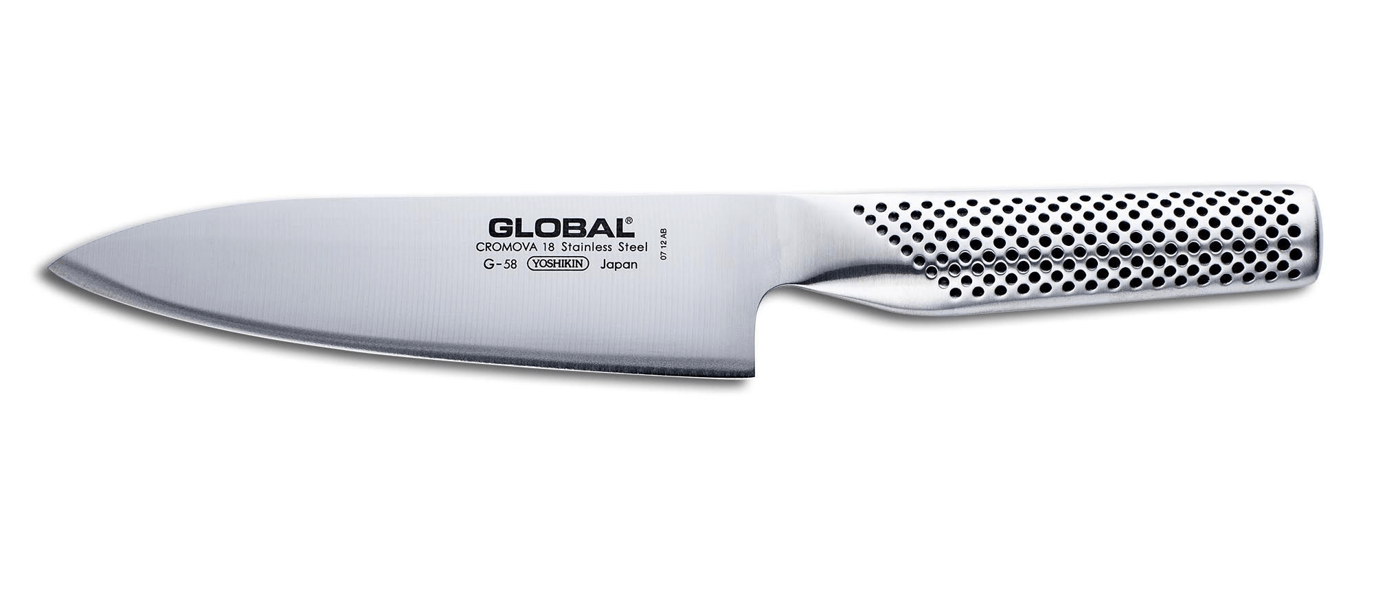Premium 6-Inch Global Chef's Knife - Professional Japanese Stainless Steel Kitchen Knife for Slicing, Dicing & Chopping - Perfect for Home Cooks & Professional Chefs - Ideal for Vegetables, Meat & Fish Preparation