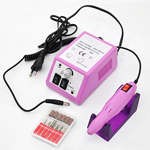 Professional Electric Nail Drill Machine Kit - Manicure & Pedicure Pen Tool Set for Salon & Home Use | Perfect for Nail Art, Acrylics & Gel Extensions