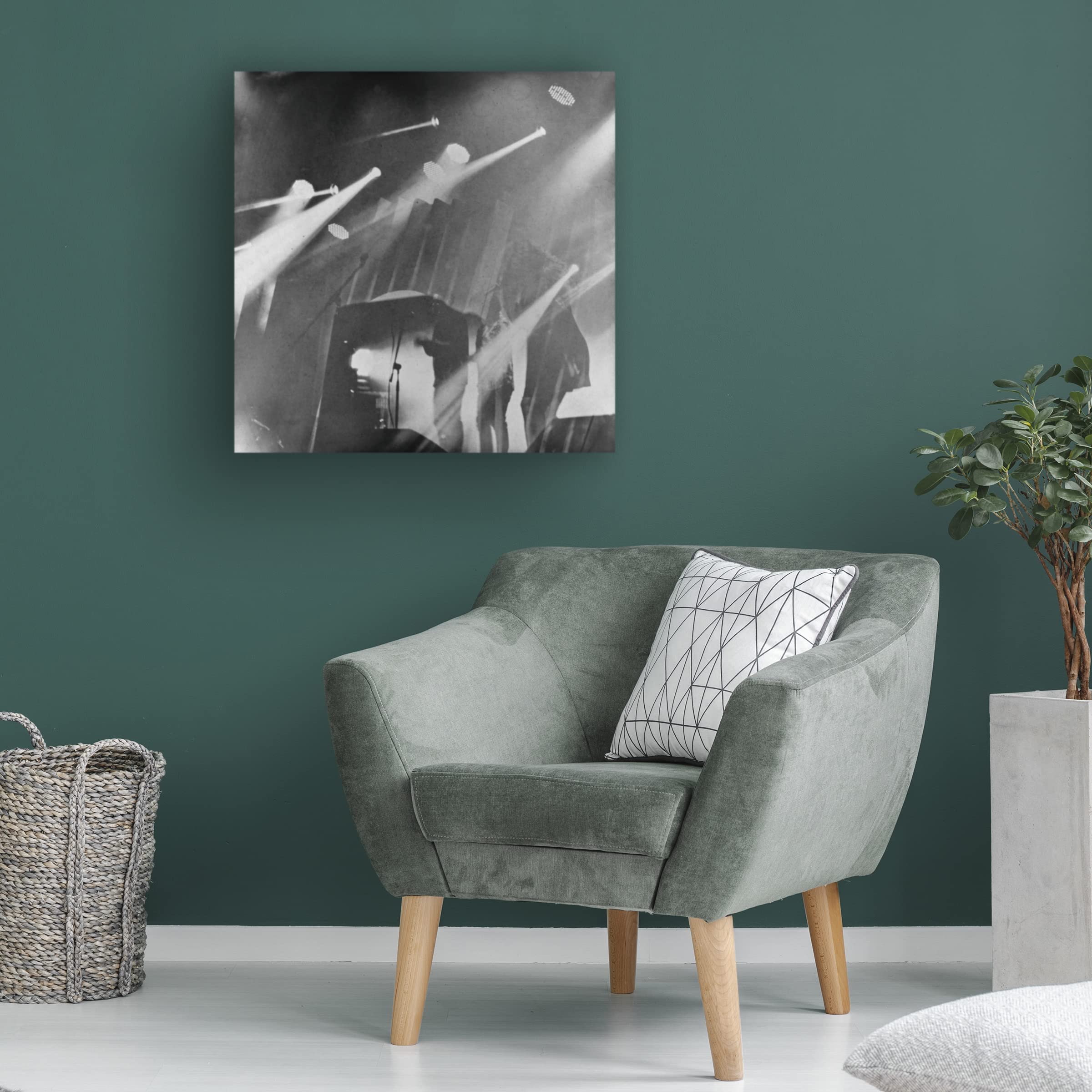 Sven Pfrommer 'Jazz 1A' Canvas Wall Art Print - Modern Music Inspired Painting for Living Room, Bedroom & Office Decor