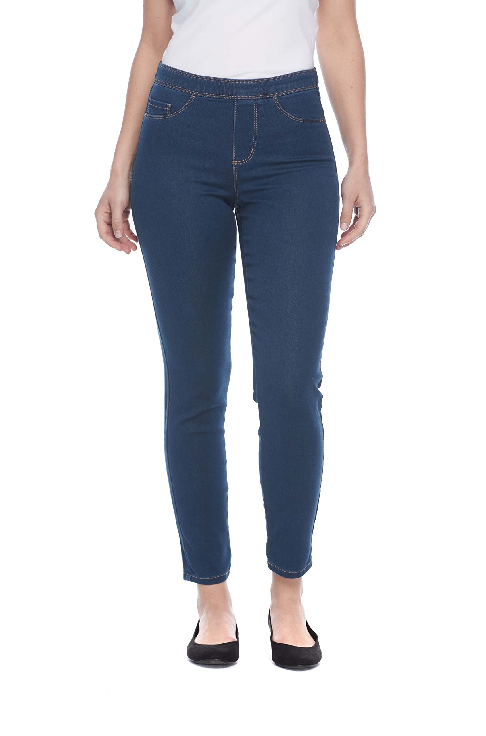 FDJ French Dressing Jeans Women's Pull-On Ankle Pants - Stretchy Comfort Fit for Casual Wear & Work